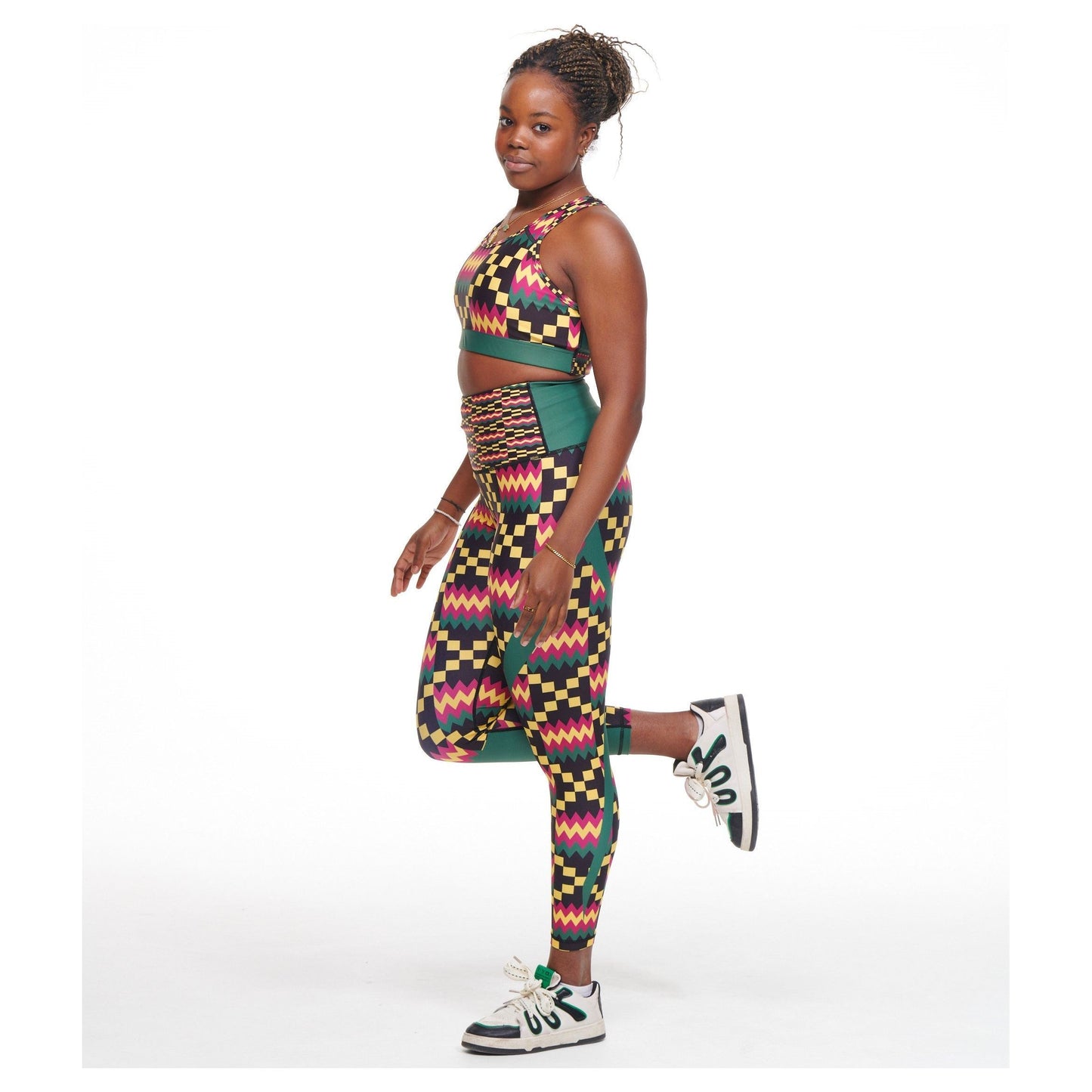 Kayentee Green Vibrant Leggings