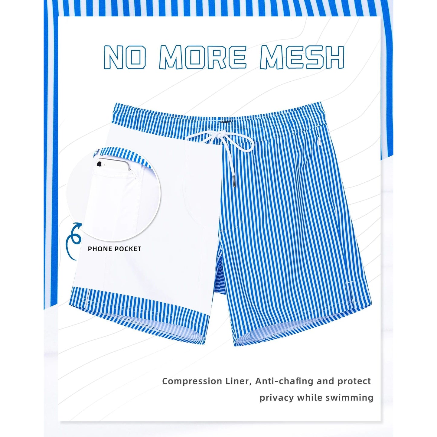 Mens Swim Quick Dry Beach Shorts - Sexikinis Swim