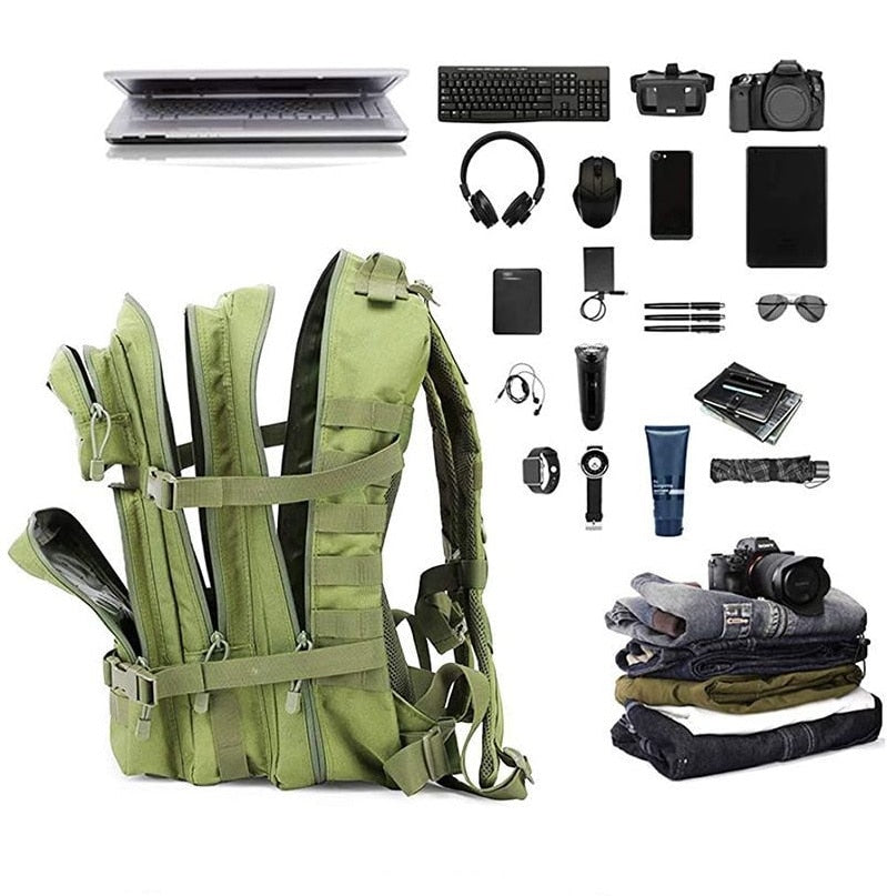 Army Military Tactical Backpack Large Hiking Backpacks Bags Business