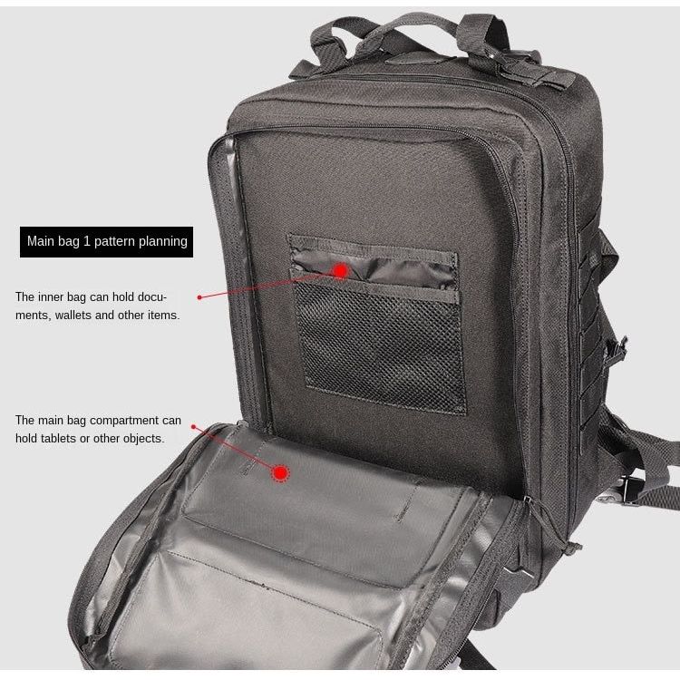 25L/50L Army Military Tactical Backpack Large Hiking Backpacks Bags