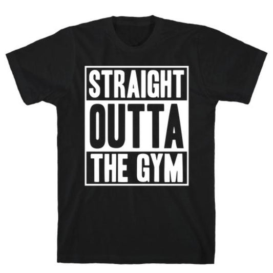 RECHTSTREEKS UIT HET T-SHIRT VAN DE GYM