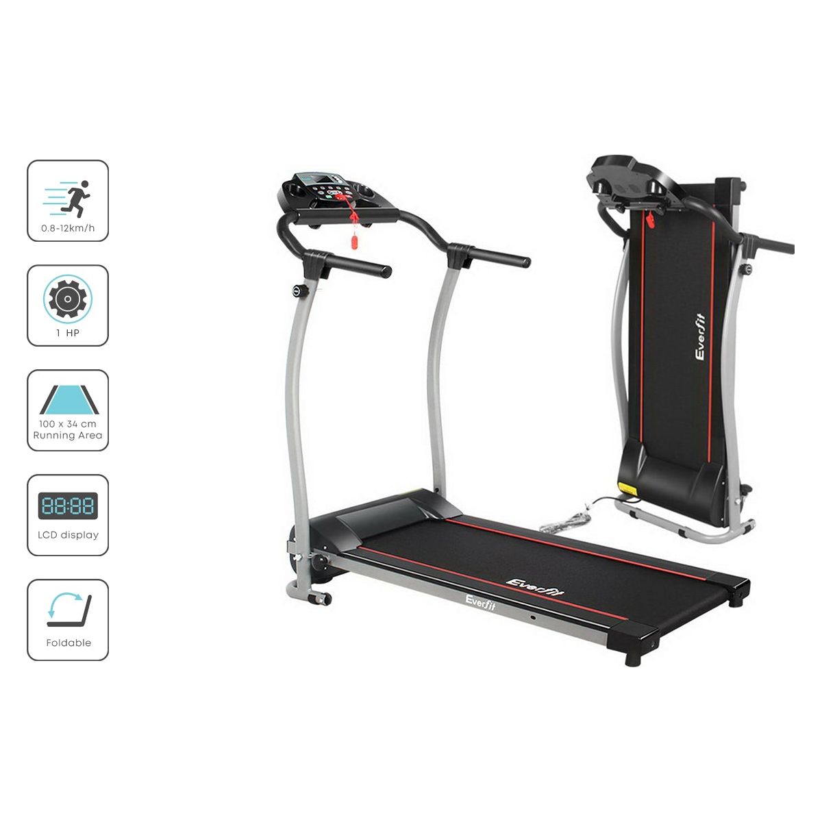 Everfit Treadmill Electric Home Gym Exercise Machine Fitness Equipment