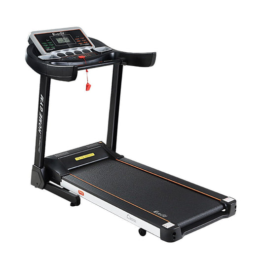 „Everfit“ elektrinis bėgimo takelis, 45 cm nuožulnus bėgimas namų treniruoklių salėje