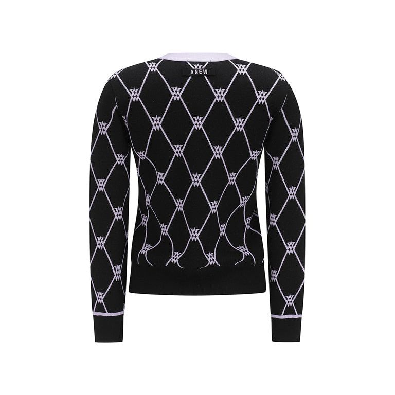 ANEW Golf: Women Monogram Logo Entrasia Cardigan - Sportkyu