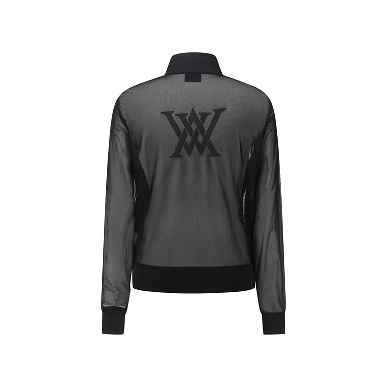 ANEW Golf: Women's IT Mesh Full Zip-Up Jacket - Black - Sportkyu