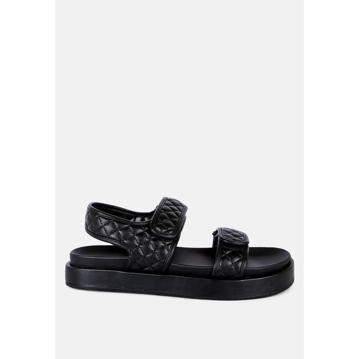 Anvil Quilted Platform Sandals