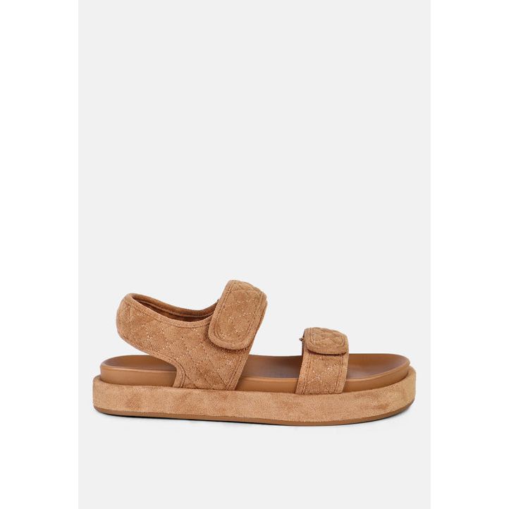 Anvil Quilted Platform Sandals