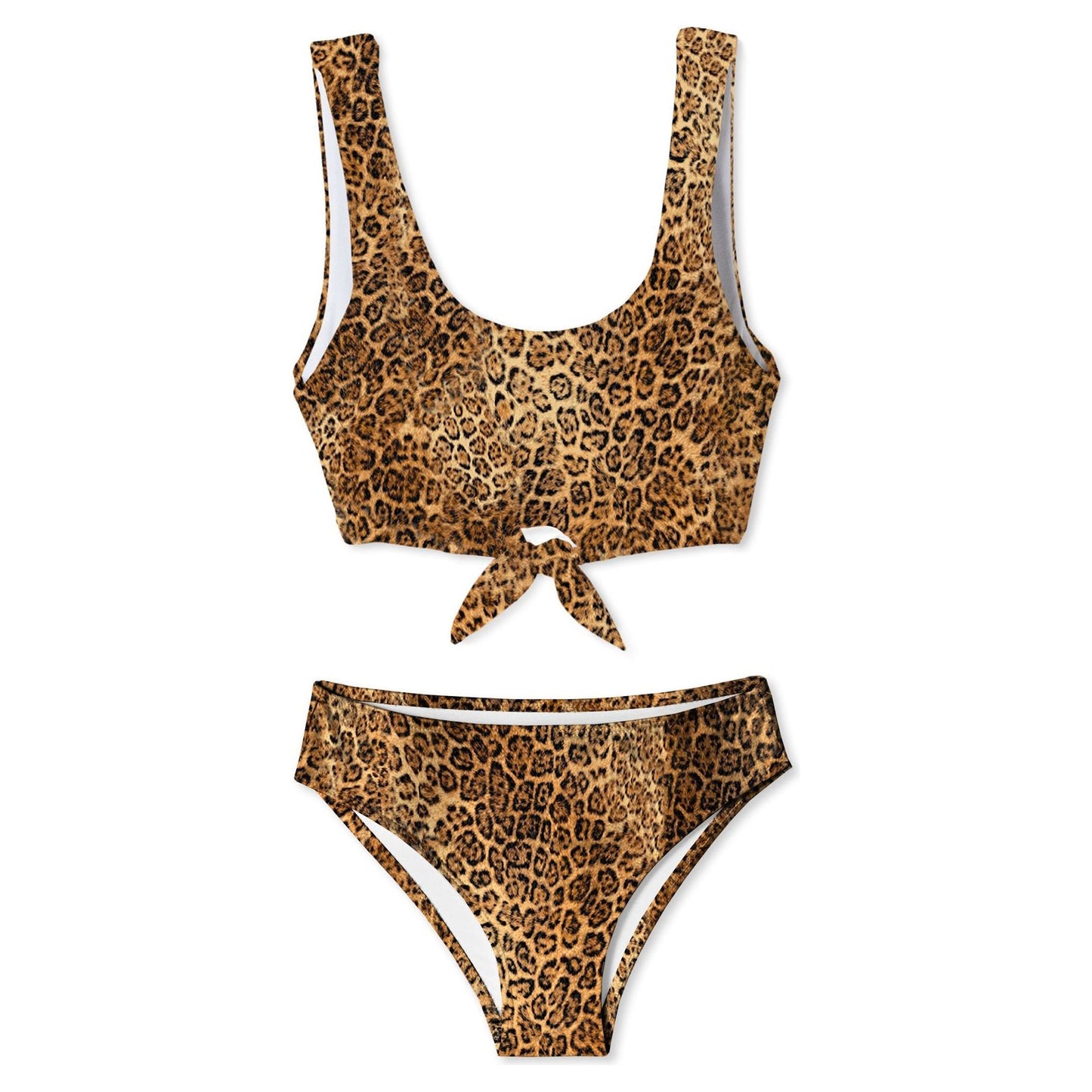 Cheetah stropdas bikini
