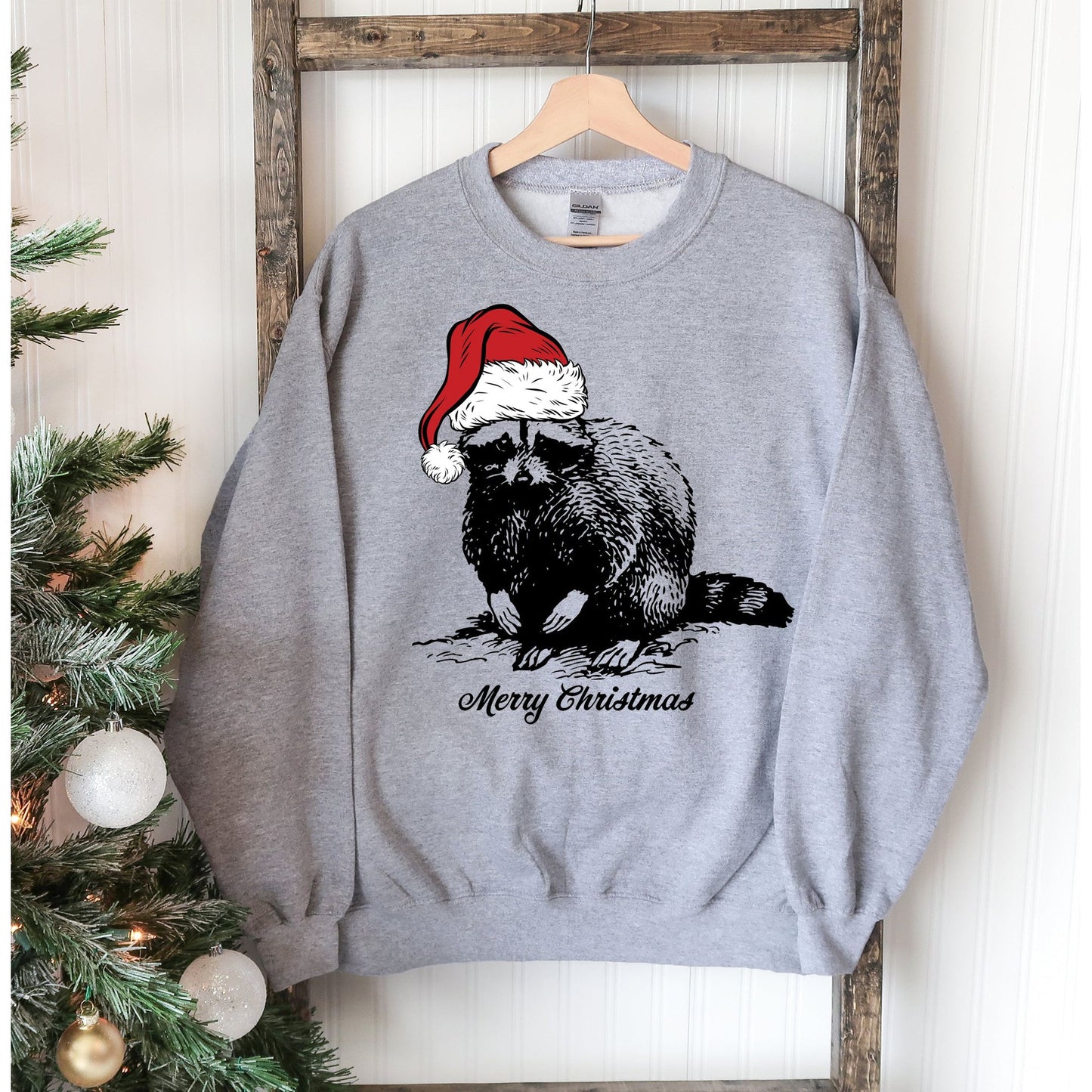 Racoon Christmas Sweatshirt