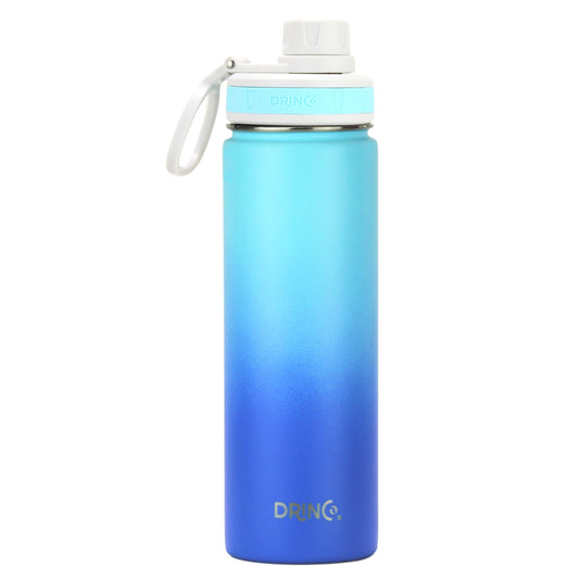 DRINCO® 22 uncijų nerūdijančio plieno sportinis vandens butelis – rytinio dangaus mėlynumo