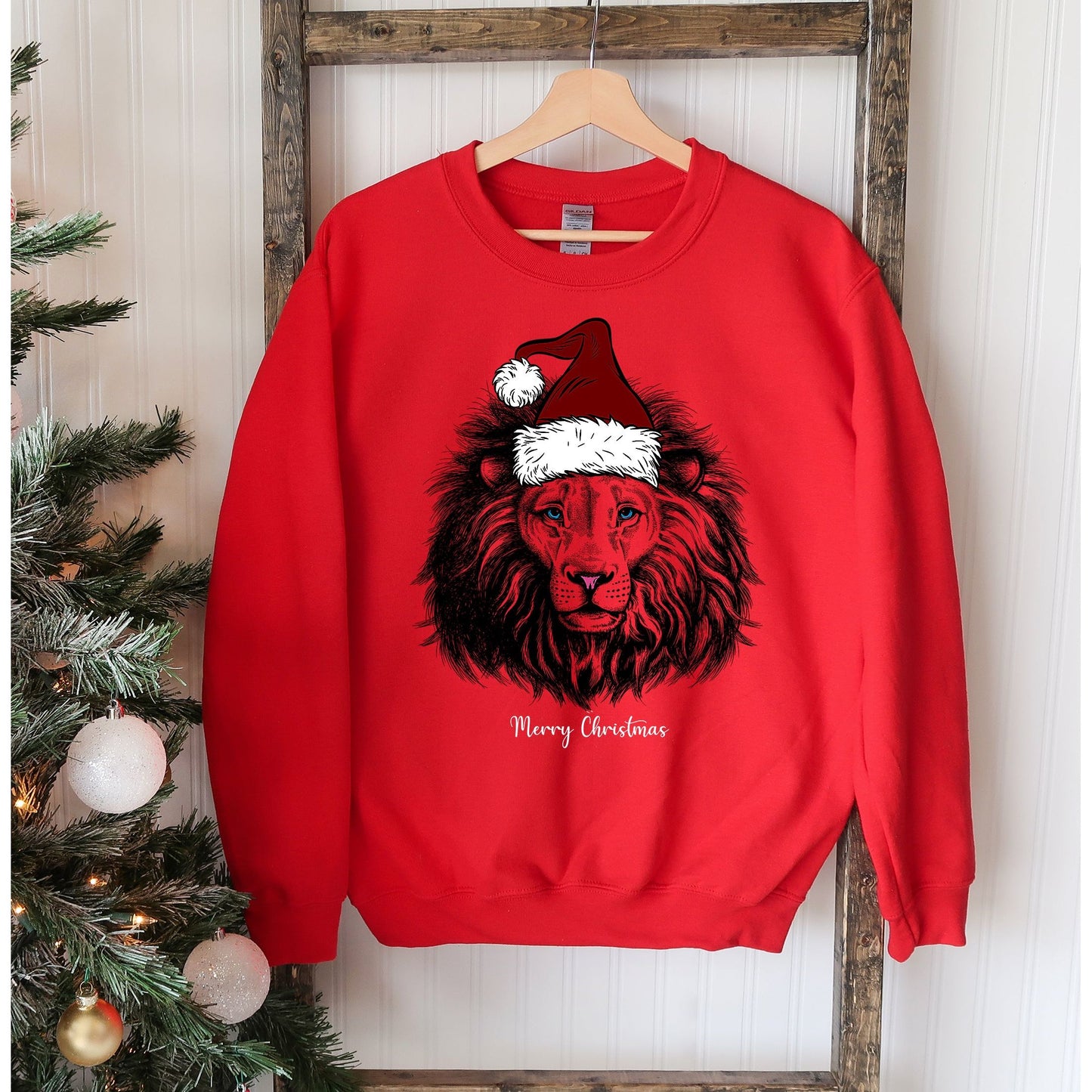 Lion Christmas Sweatshirt