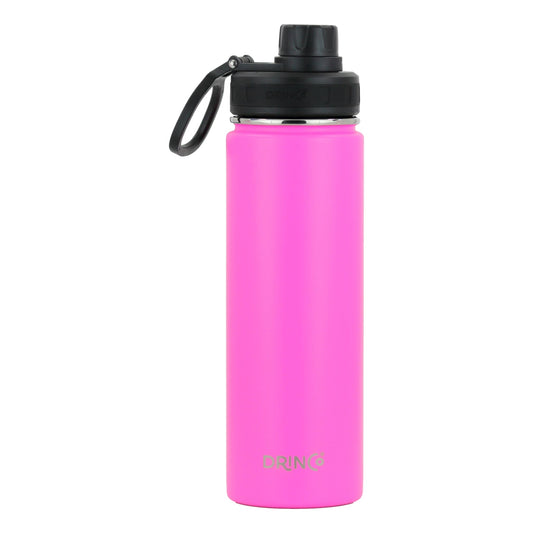 DRINCO® 22oz nerūdijančio plieno sportinis vandens butelis – salos rožinė