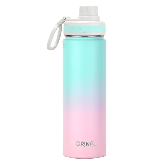 DRINCO® 22oz nerūdijančio plieno sportinis vandens butelis – Macaron