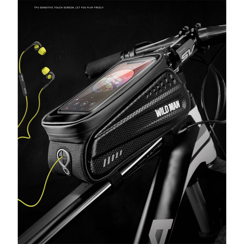 Rainproof Touch Screen Bag Bike Top Tube Mountain Bag