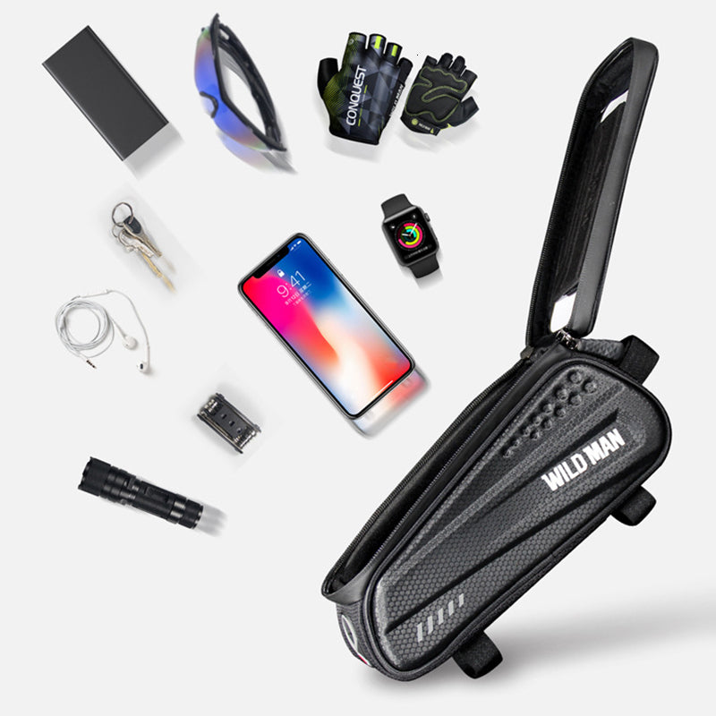Rainproof Touch Screen Bag Bike Top Tube Mountain Bag