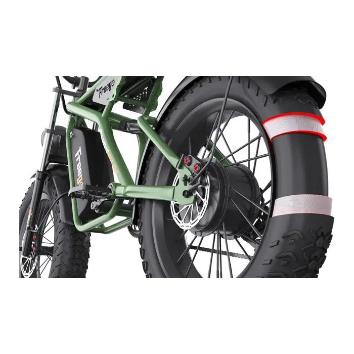 1400W Motor 7 Speed Gears Fat Tires Off Road Electric Bike - Sportkyu