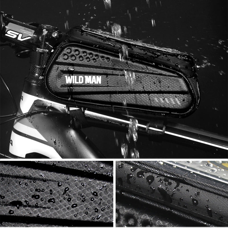 Rainproof Touch Screen Bag Bike Top Tube Mountain Bag