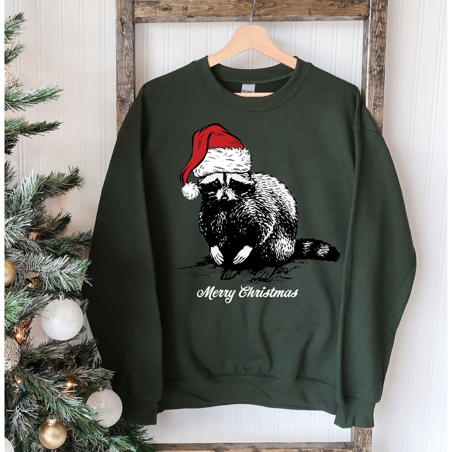 Racoon Christmas Sweatshirt