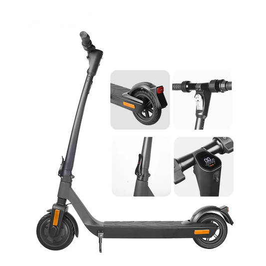 EU Stock Motoroleris Max Range 30KM 8,5 colių padangos Saugos dizaino Escooter