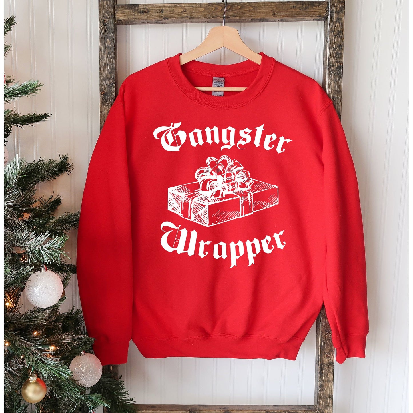 Gangsta Wrapper Christmas Sweatshirt