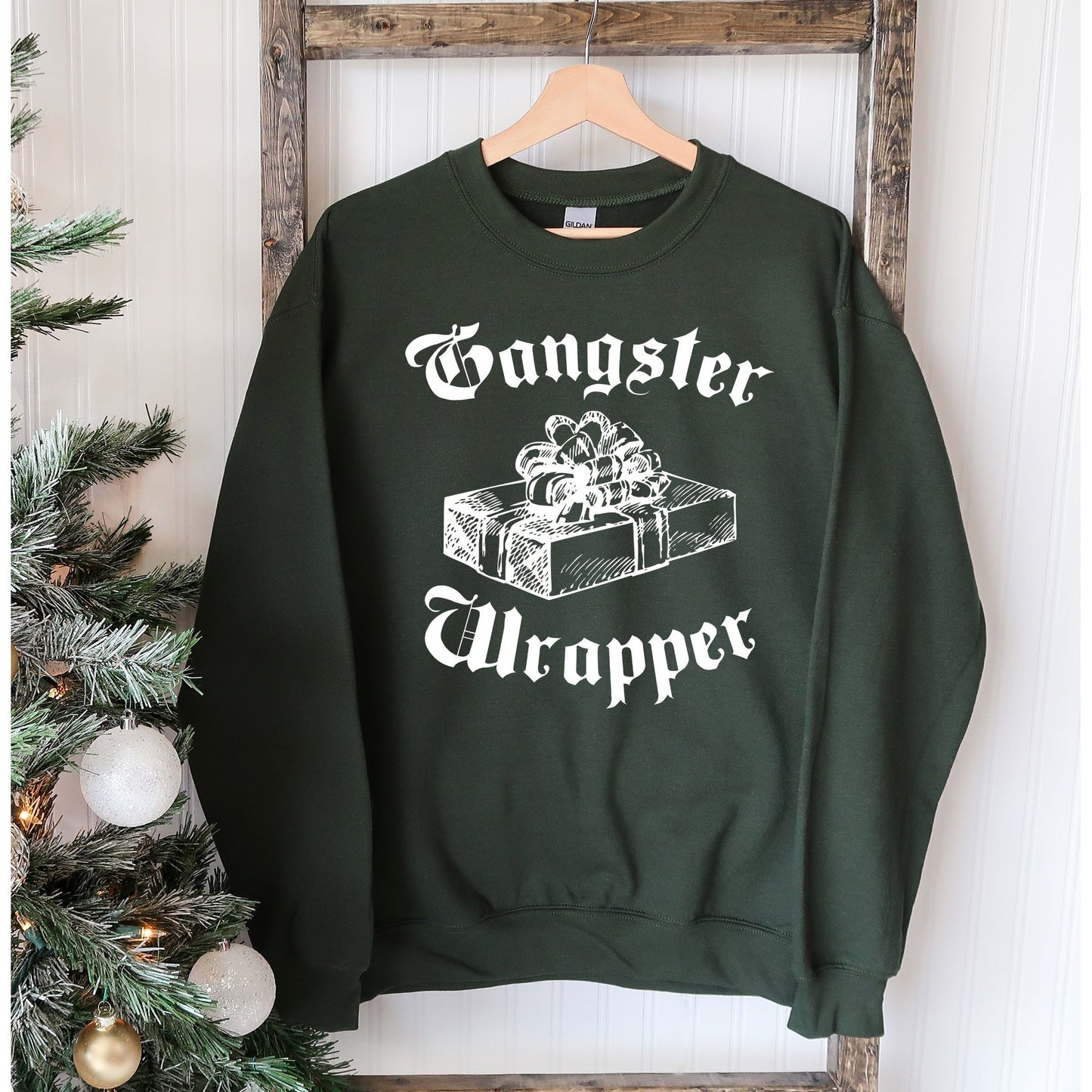 Gangsta Wrapper Christmas Sweatshirt