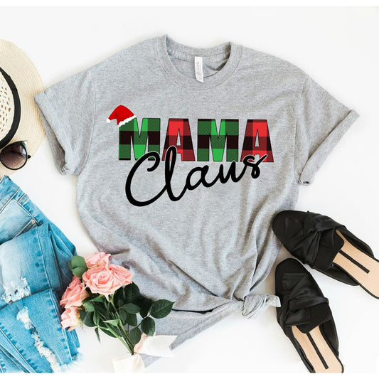 Mama Claus Christmas T-shirt