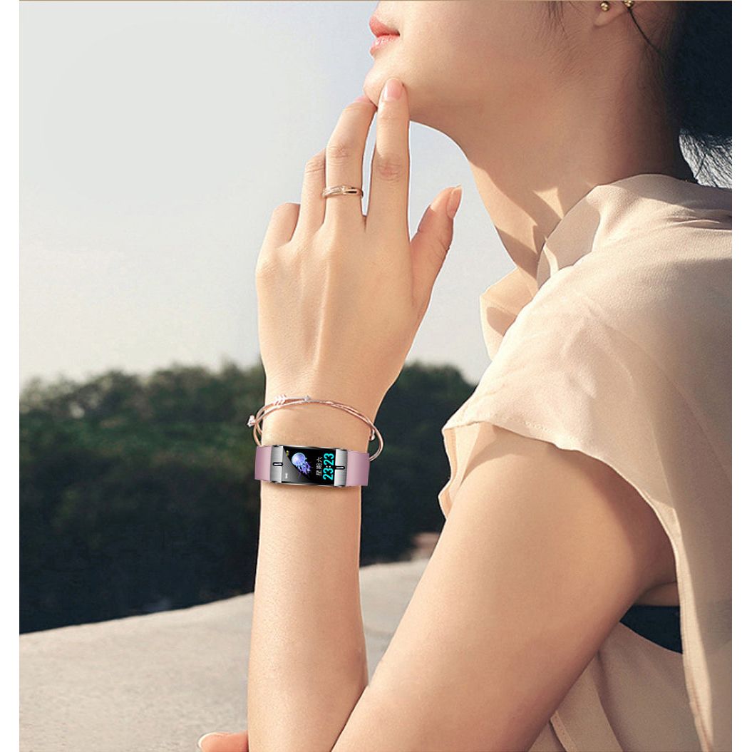 Blood Pressure Heart Rate Exercise Pedometer Smart Bracelet
