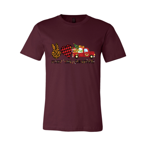Vrede Liefde Kerst Shirt