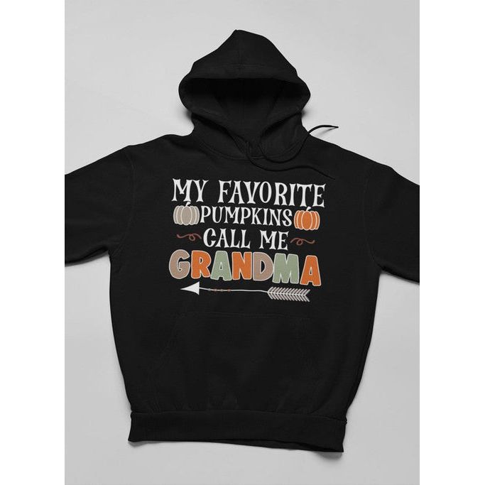My Favorite Pumpkins Call Me Grandma Hoodie