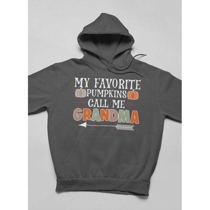 My Favorite Pumpkins Call Me Grandma Hoodie