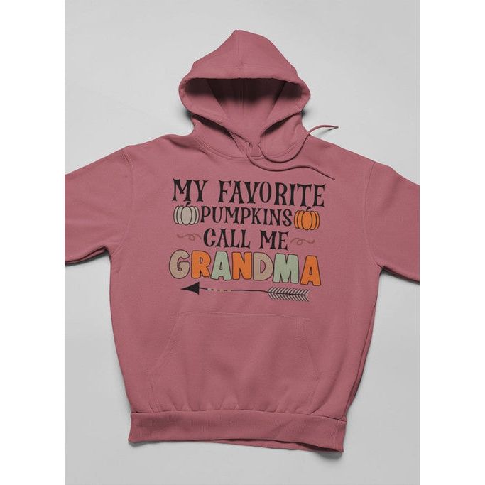 My Favorite Pumpkins Call Me Grandma Hoodie
