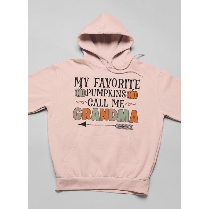 My Favorite Pumpkins Call Me Grandma Hoodie