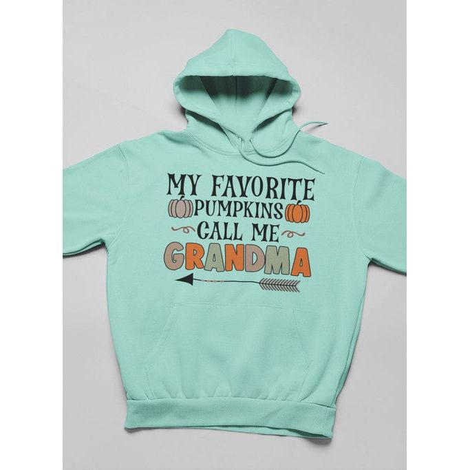 My Favorite Pumpkins Call Me Grandma Hoodie