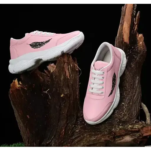 Damesstijlen Sport-casual schoenen Roze kleur