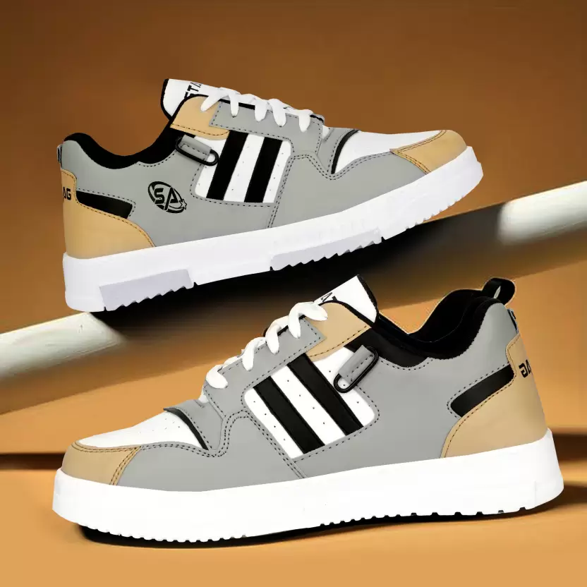 Casual Shoes for Men Sneakers For Men (Grey) (Size 6)