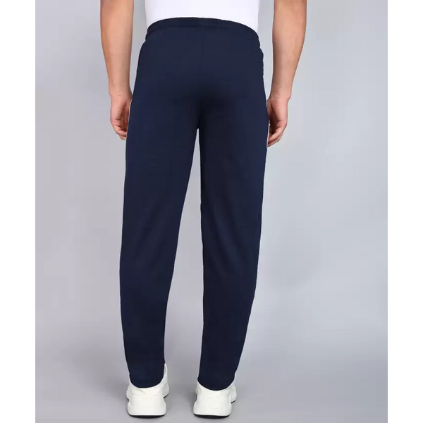 Men Self Design Blue Track Pants Size XL