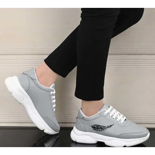 Dames grijze stijlen Sport-casuals schoenen