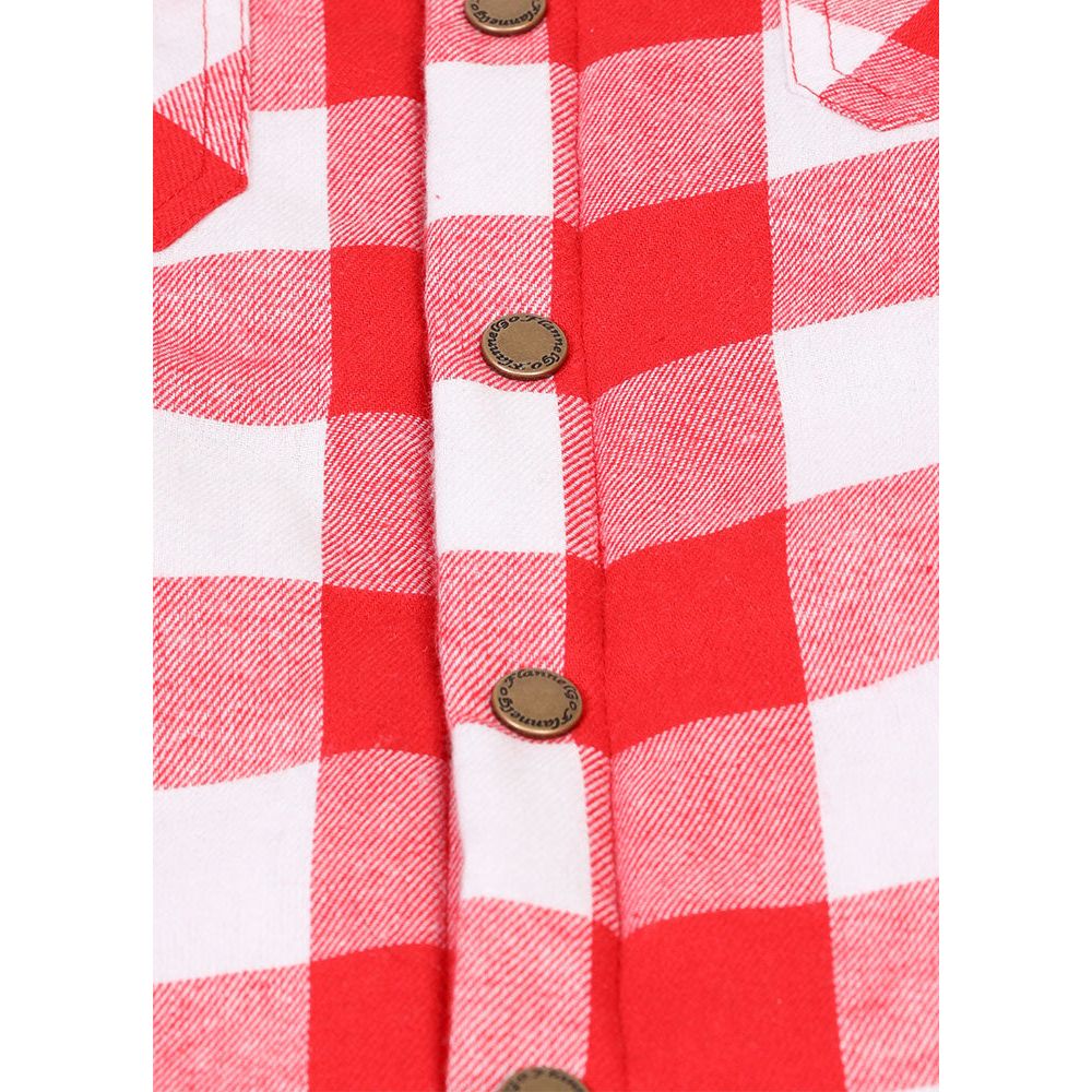 Kids Boys and Girls Quilted Lined Hooded Flannel Shirt Jacket,Snap