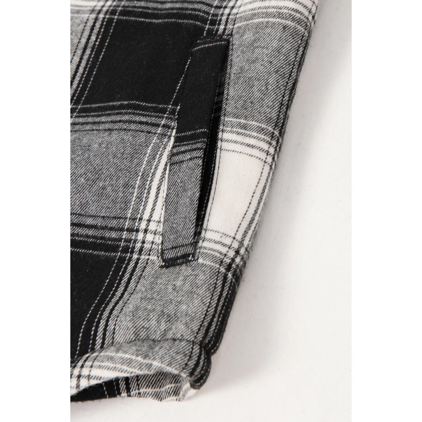 Kids Boys and Girls Fleece-Lined Snap Flannel Shirt,Hooded Plaid