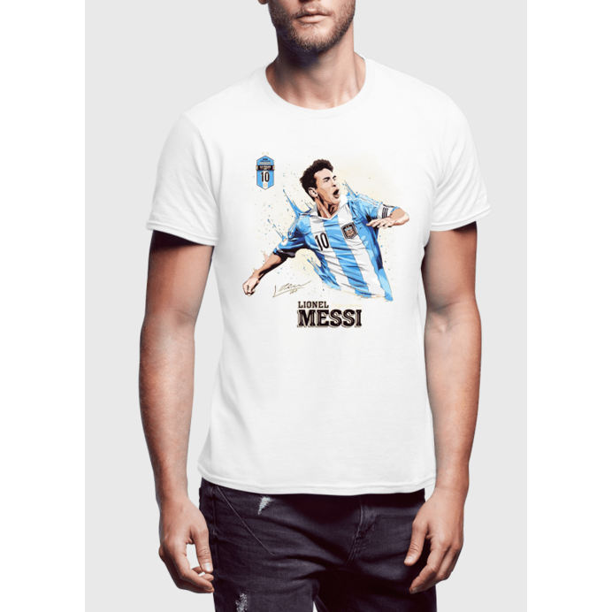 Messi Half Sleeves T-shirt