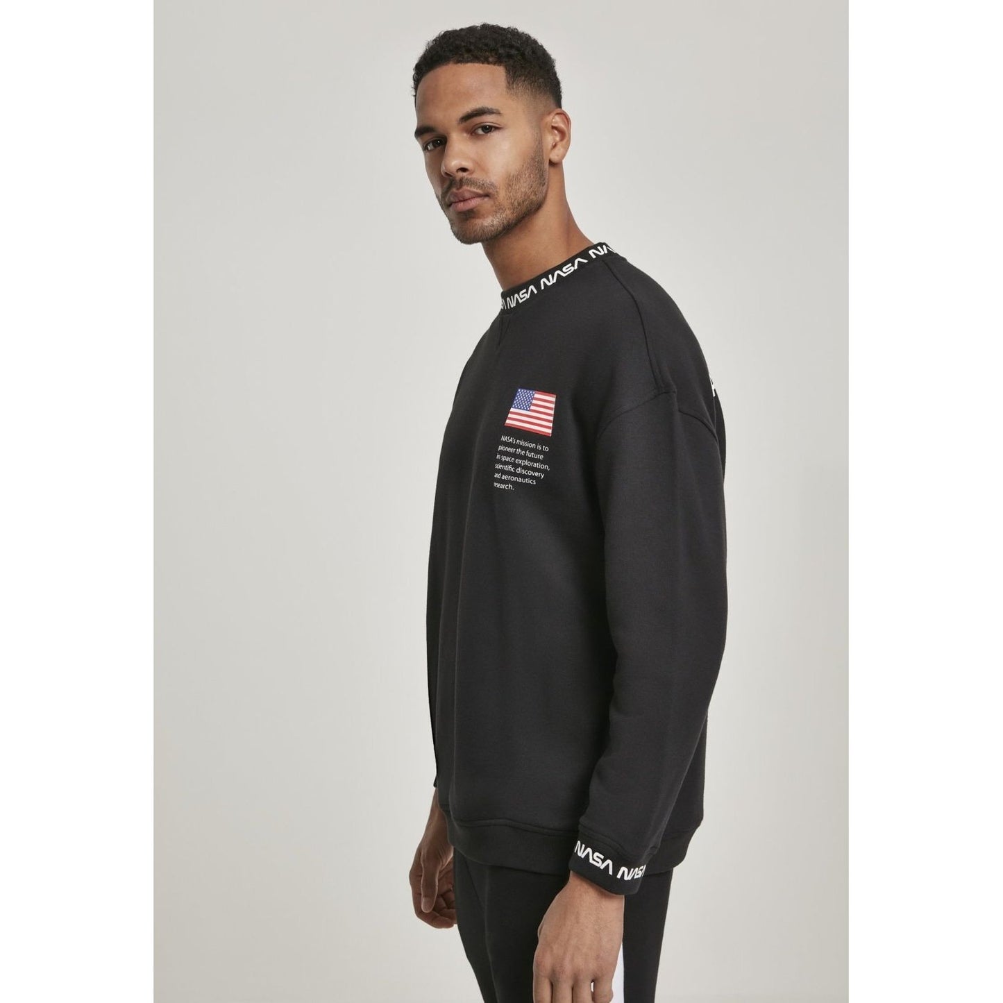 NASA Oversize Crewneck Sweater
