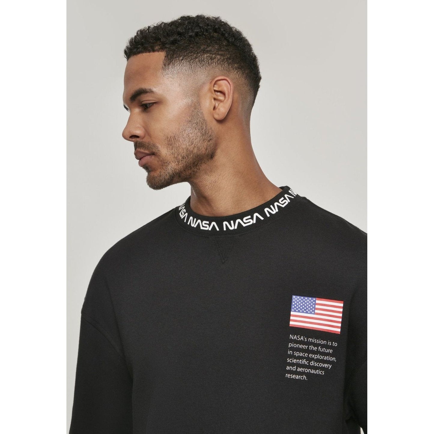 NASA Oversize Crewneck Sweater