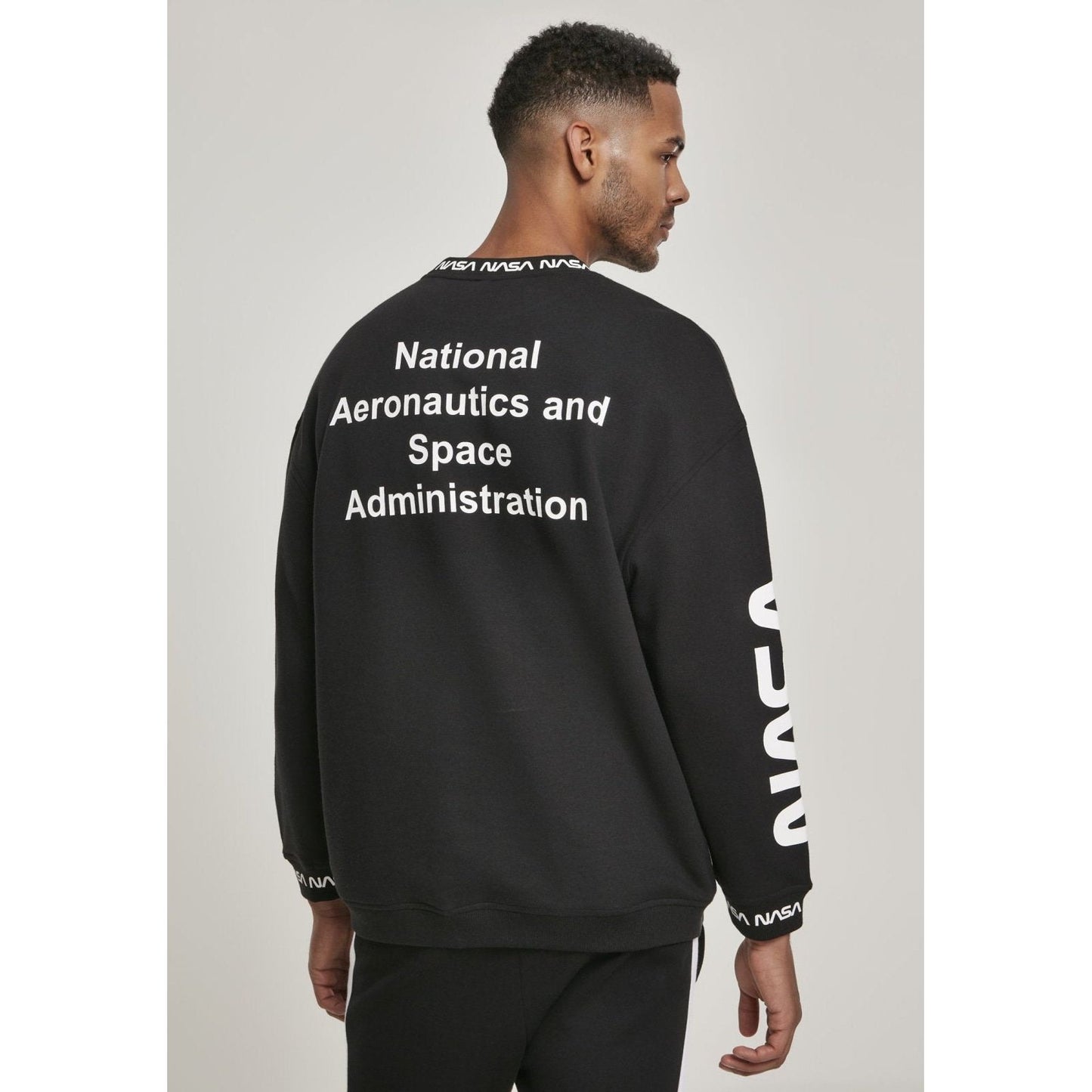 NASA Oversize Crewneck Sweater