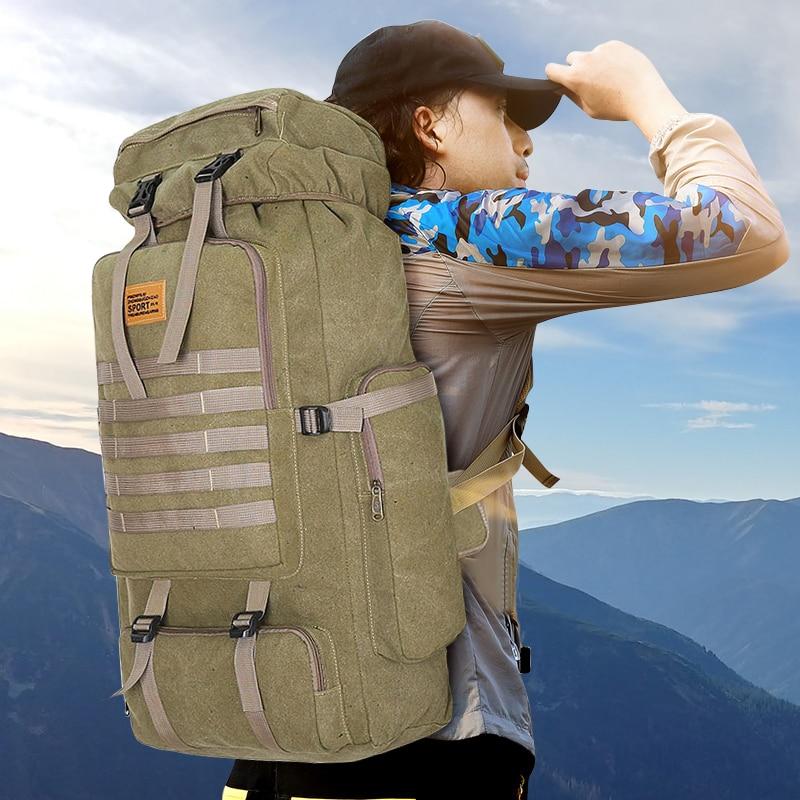 Waterdichte outdoor camping wandelen 100L rugzak met grote capaciteit
