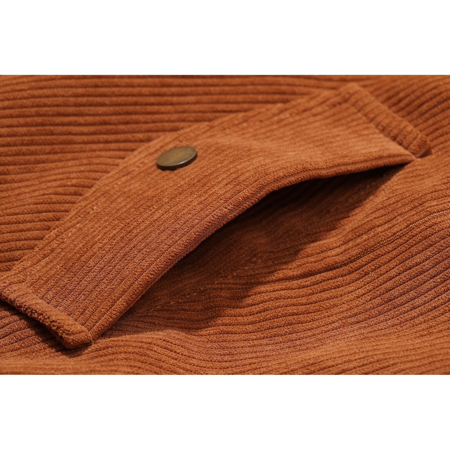 Bohemia Corduroy Single Breasted Casual Padded Coat Women,Winter ELF