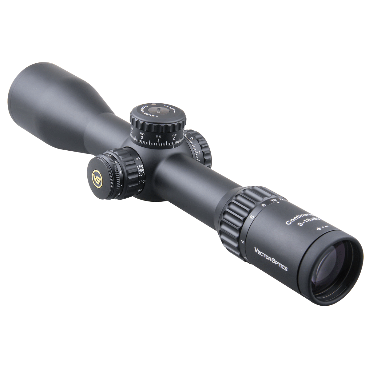 Vector Optics Continental 3-18x50 HD FFP Hunting Riflescope 1/10 MIL
