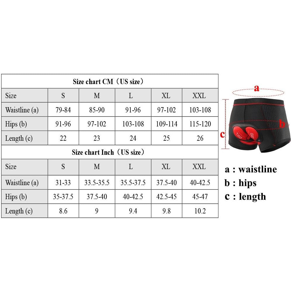 Upgrade Cycling Underwear Pro 3D Gel Pad Mountain Bike MTB Shorts
