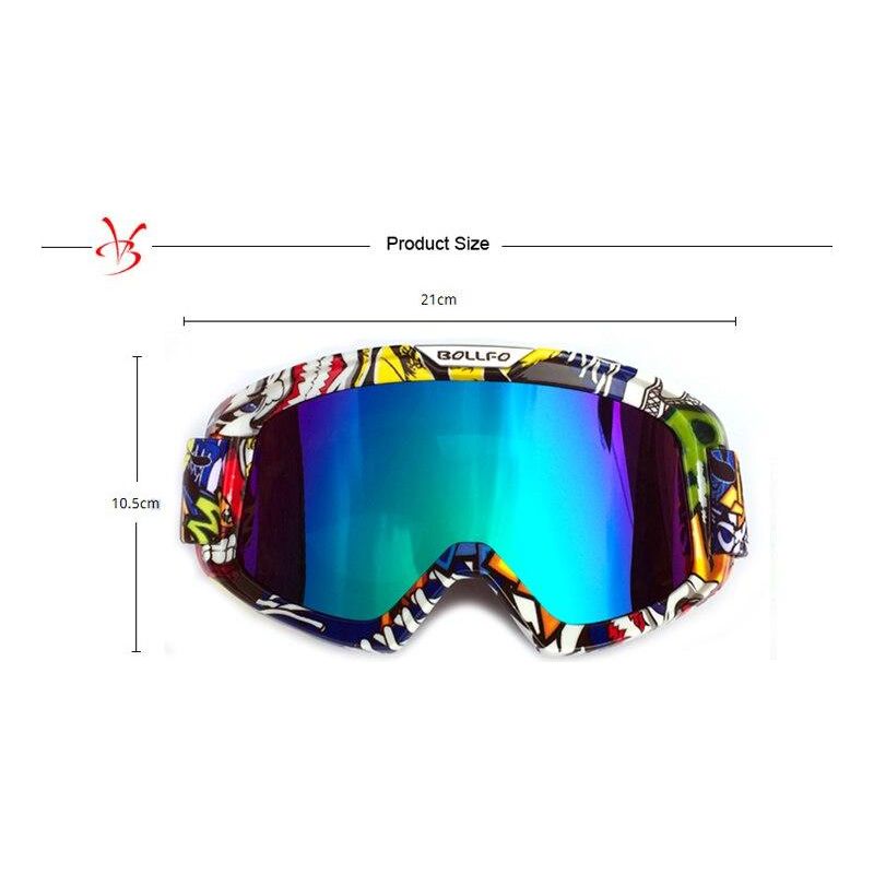Outdoor Motorcycle Goggles Cycling UV400 MX Off-Road Ski Sport ATV