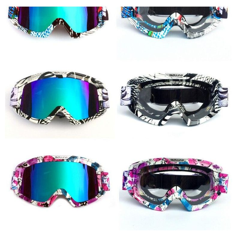 Outdoor Motorcycle Goggles Cycling UV400 MX Off-Road Ski Sport ATV