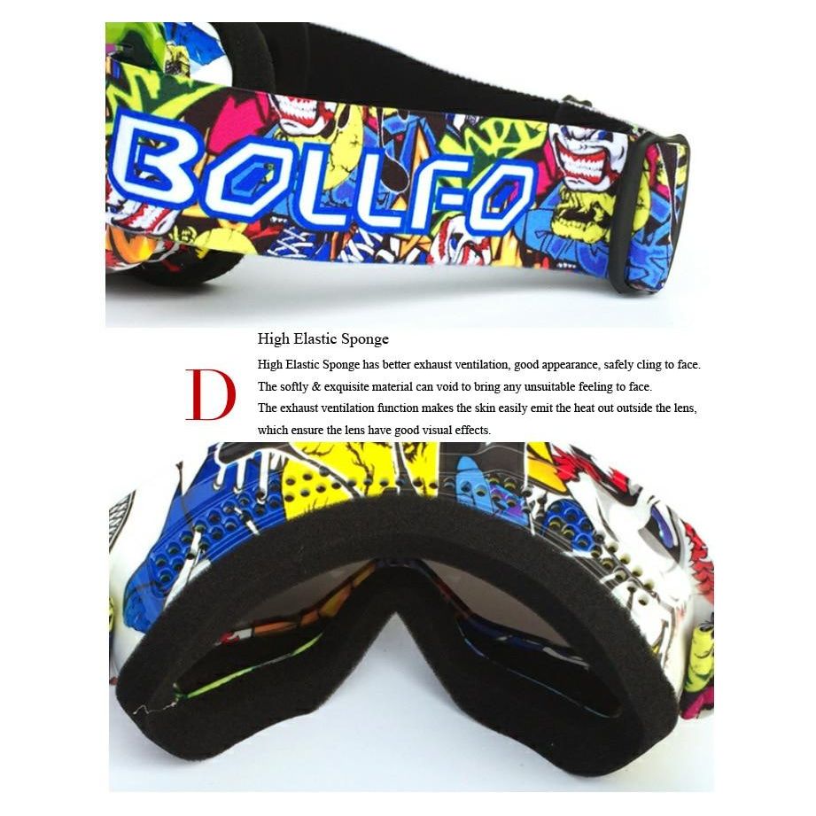 Outdoor Motorcycle Goggles Cycling UV400 MX Off-Road Ski Sport ATV